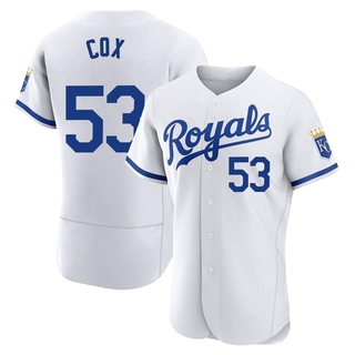 Authentic Austin Cox Men's Kansas City Royals 2022 Home Jersey - White