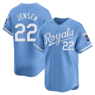 Limited Carter Jensen Men's Kansas City Royals Alternate Jersey - Light Blue