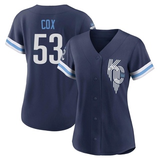 Replica Austin Cox Women's Kansas City Royals 2022 City Connect Jersey - Navy